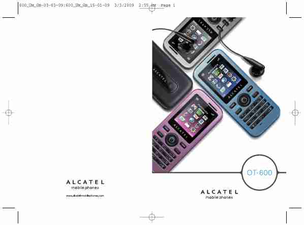 Alcatel Carrier Internetworking Solutions Cell Phone OT-600-page_pdf